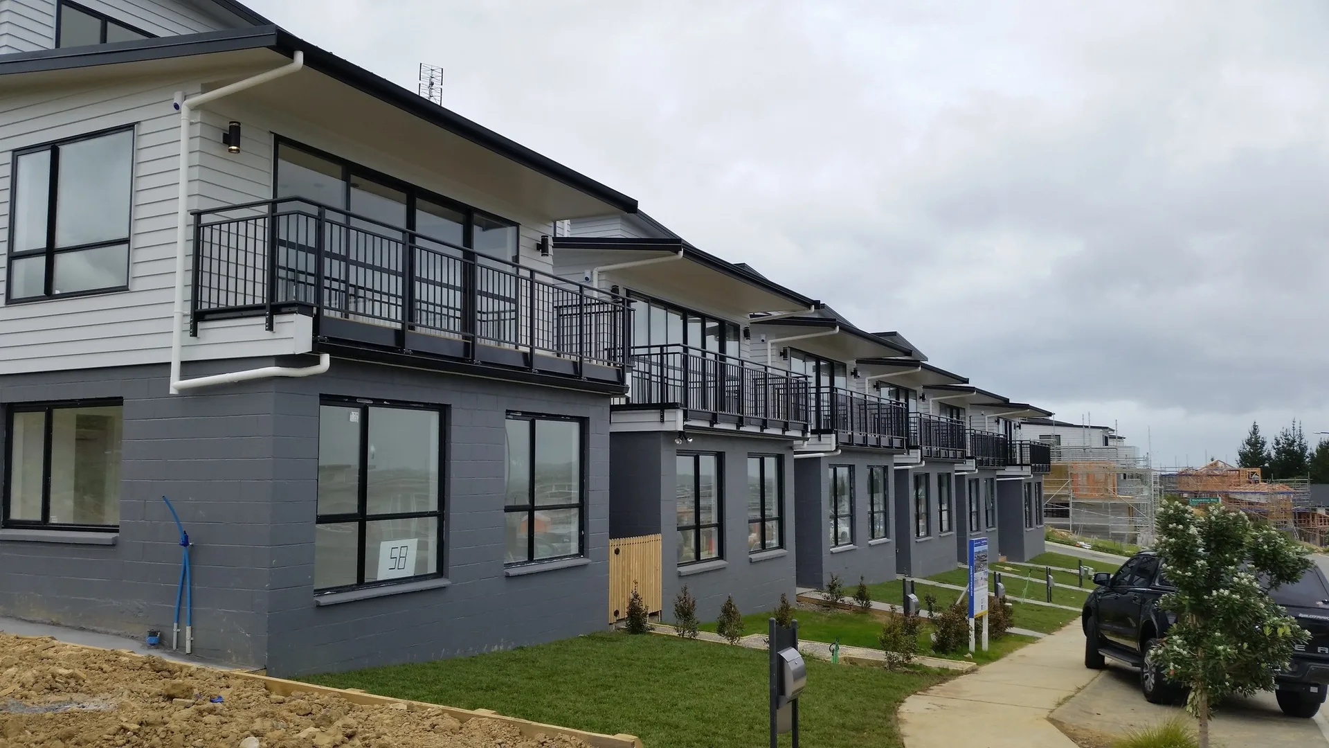 Multi-unit residential development completed by JHJ Homes Auckland