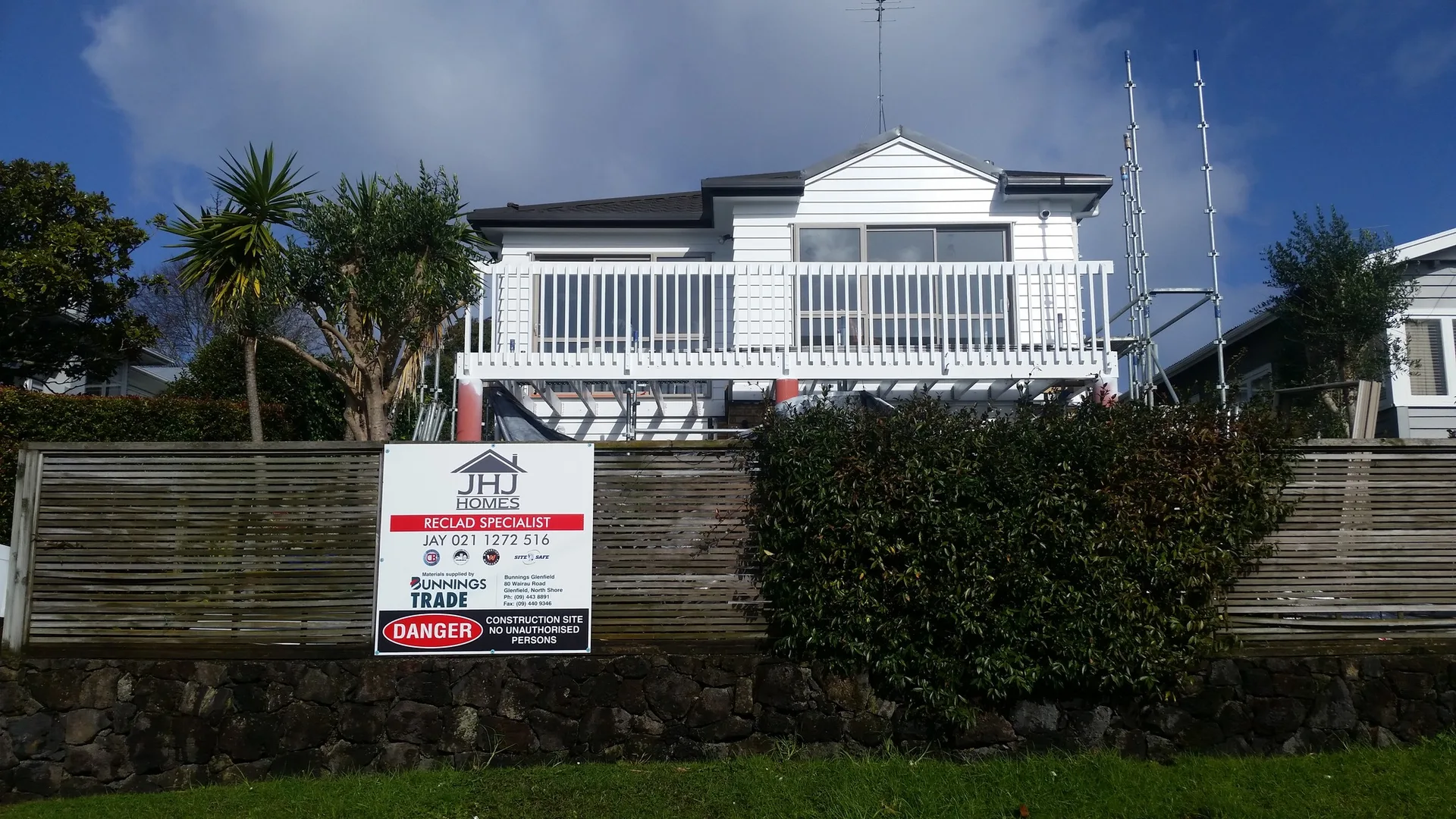 JHJ Homes re-clad specialist site in Auckland